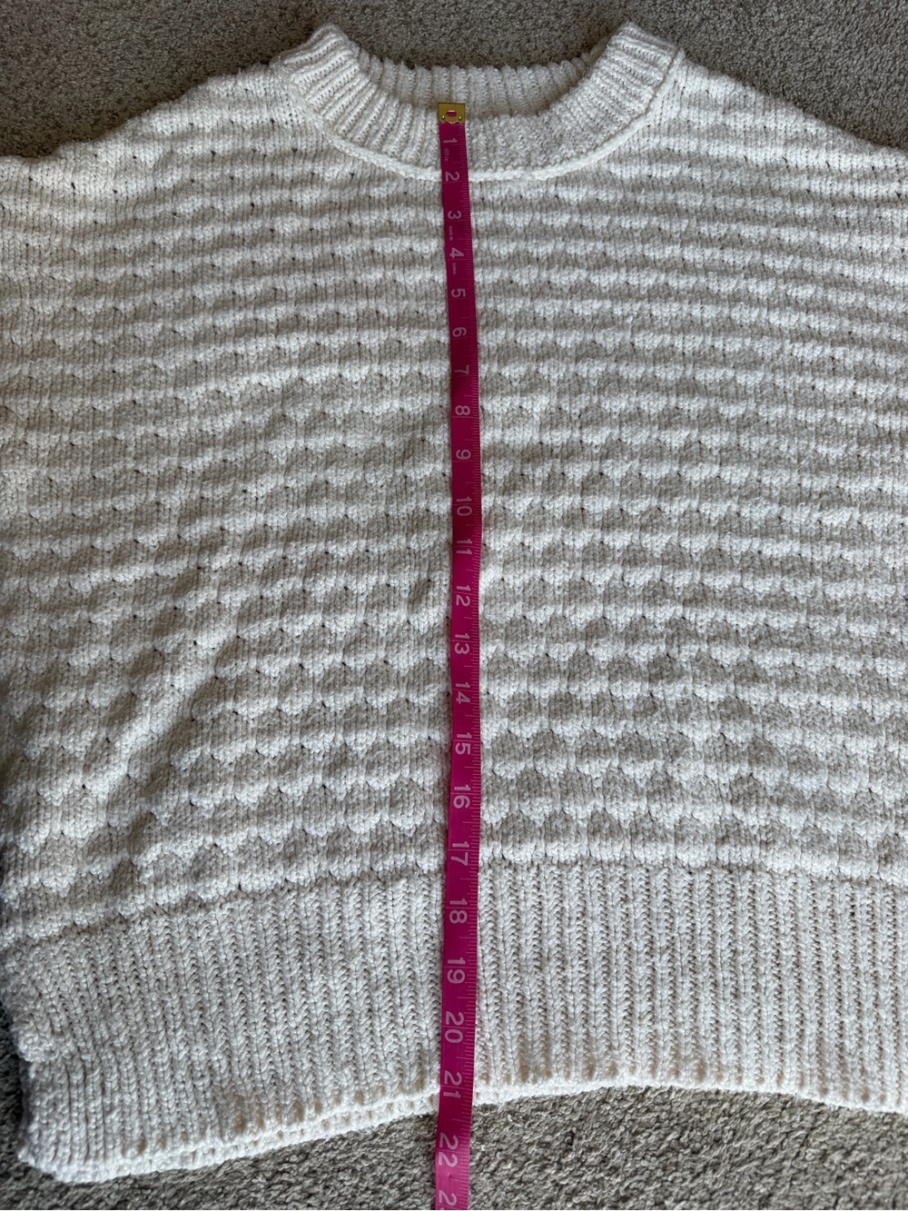 Aerie Cozy Cream Knit Sweater - Women's Pullover - Picture 8 of 9
